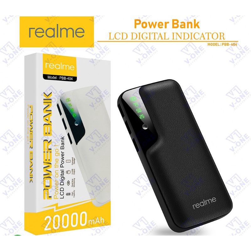 PS - Powerbank Power Bank Pb Realme PBB 403 PBB 404 PBB 405 murah kapasitas 20000 mAh PBB-403 PBB-40