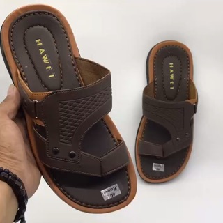 HAWET SANDAL PRIA MURAH  DARK BROWN DB108 Shopee Indonesia