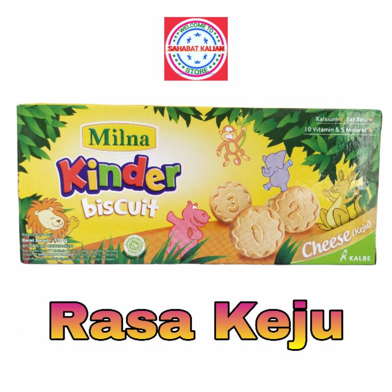 MILNA KINDER BISKUIT 110GR PER 1 BOX