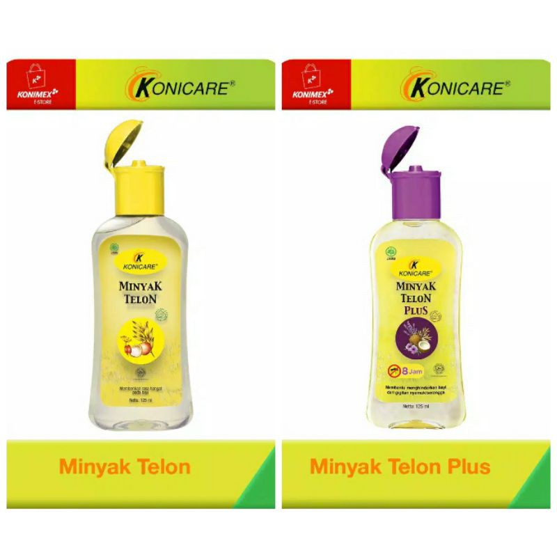 Konicare Minyak Telon Reguler / Minyak Telon Plus 125ml