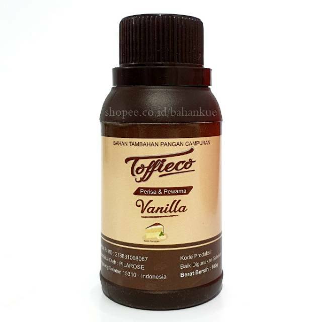 

Pasta Toffieco Vanilla 100 gram perisa vanila vanili vanilla dan pewarna bahan kue makassar cod