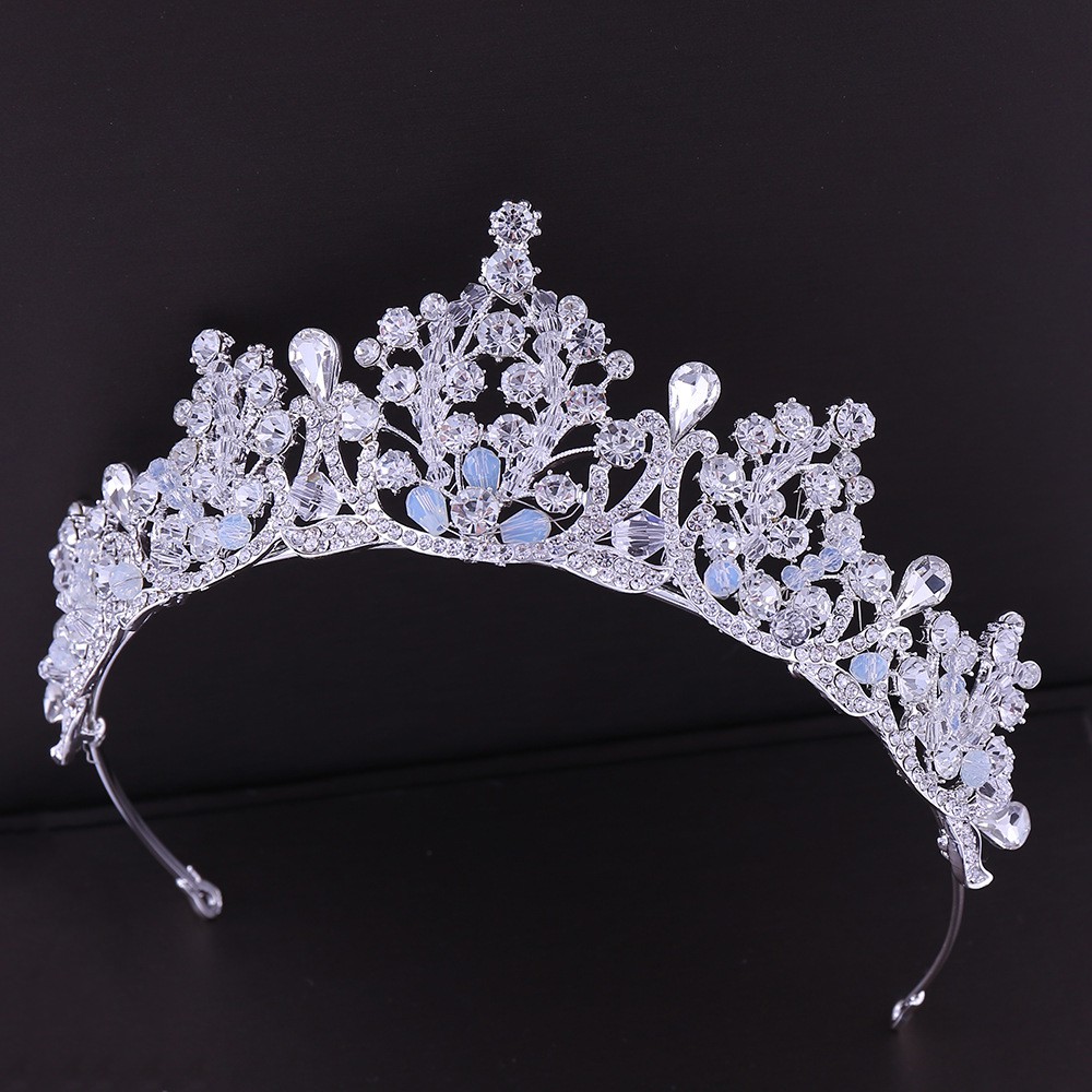 Baroque Deartiara Crystal Tiaras And Crowns Hairbands Rhinestone Wedding Hair Accessories For Bridal