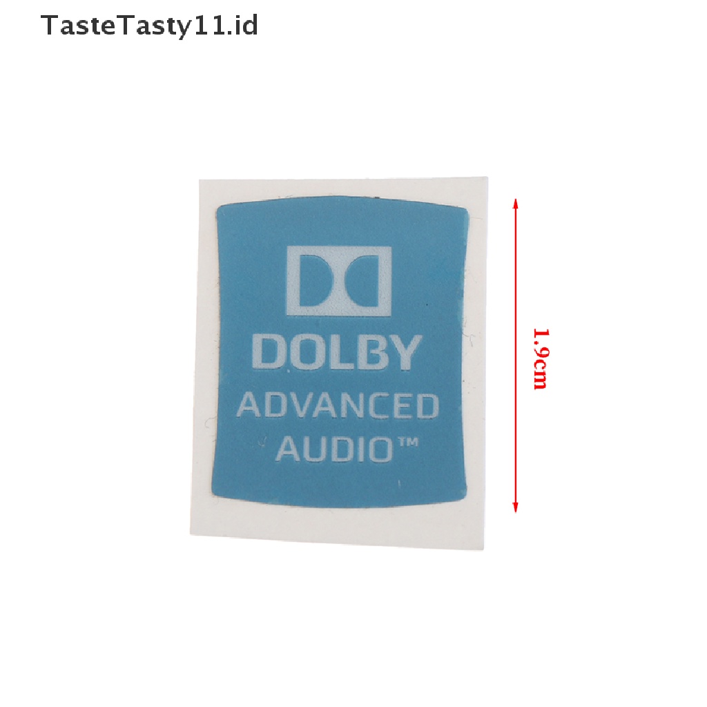 (TasteTasty) Dolby Stiker Label DIY Untuk Dekorasi Laptop / Desktop