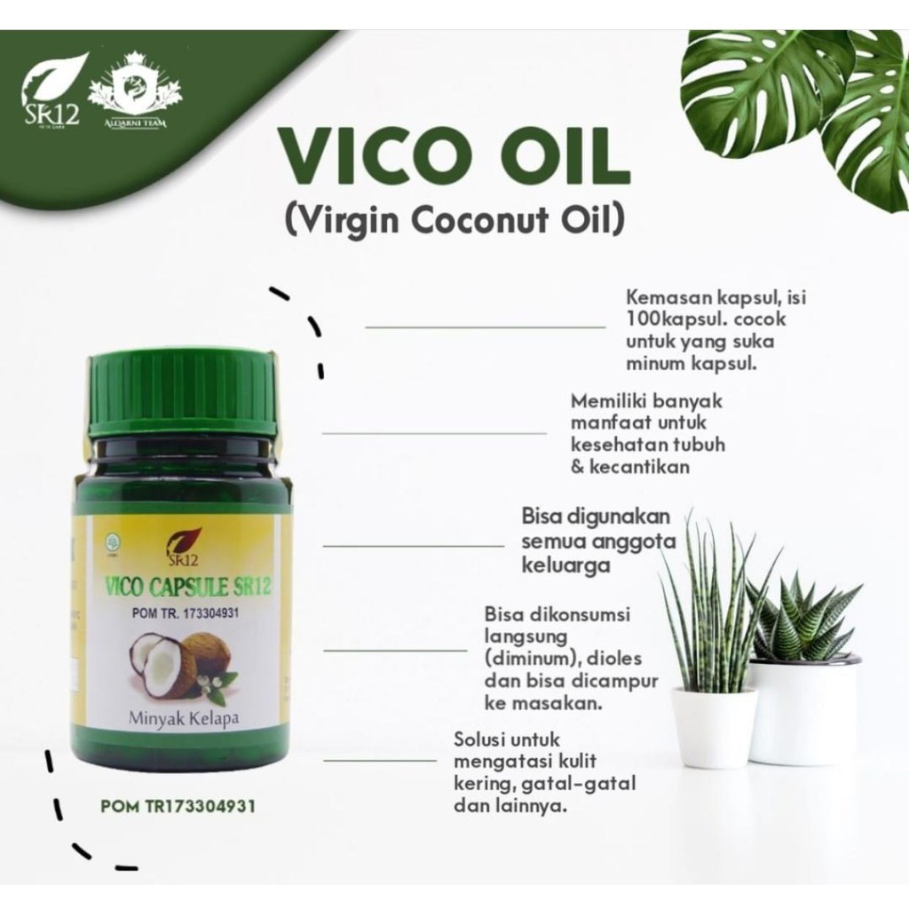 

VICO KAPSUL (VIRGIN COCONUT OIL)