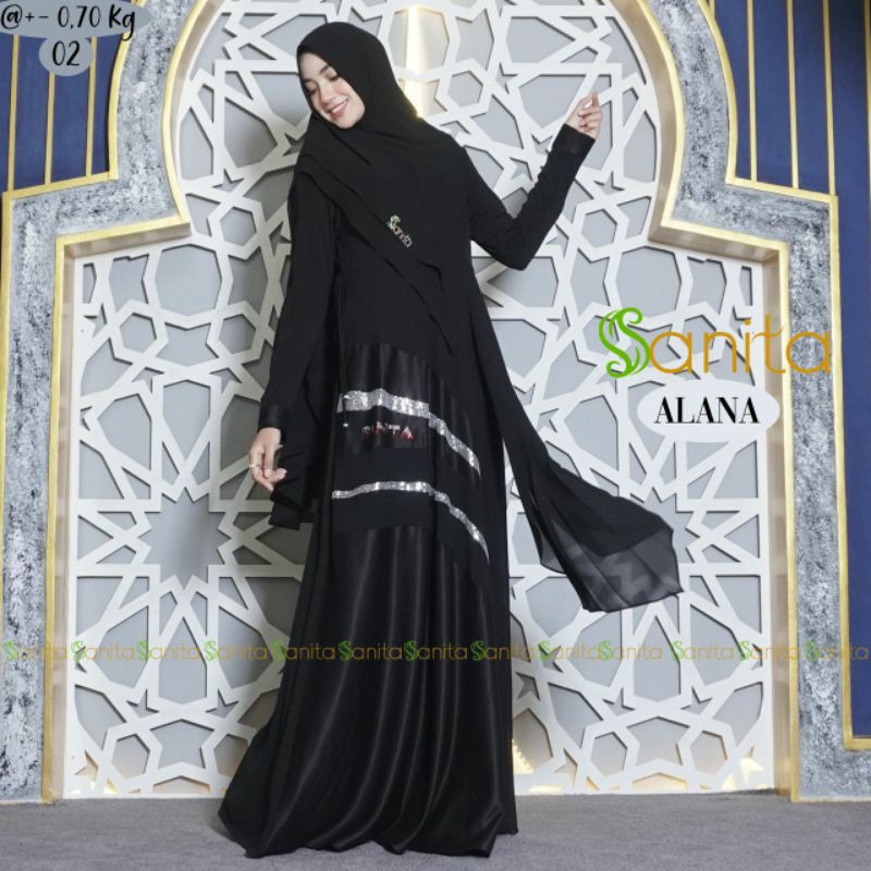 Syari Alana set by Sanita original ready