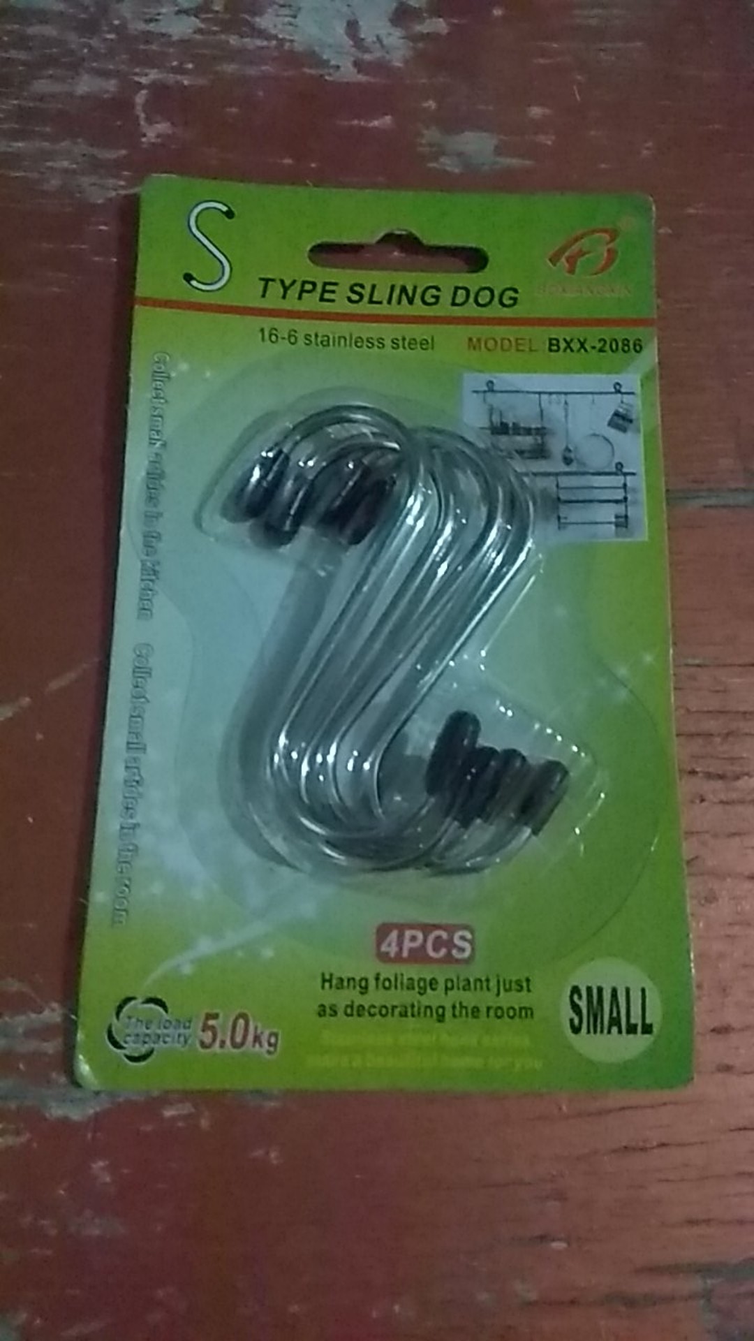 Gantungan Barang Bentuk S Hook Serbaguna Isi 4 Pcs 0644