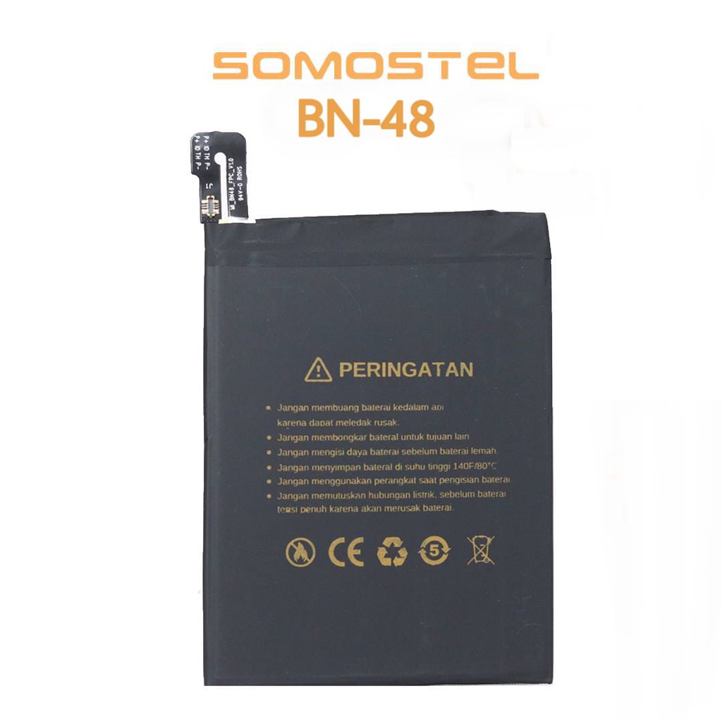 Somostel - BN48 Redmi Note 6 / Redmi Note 6 Pro Batre Batrai Baterai