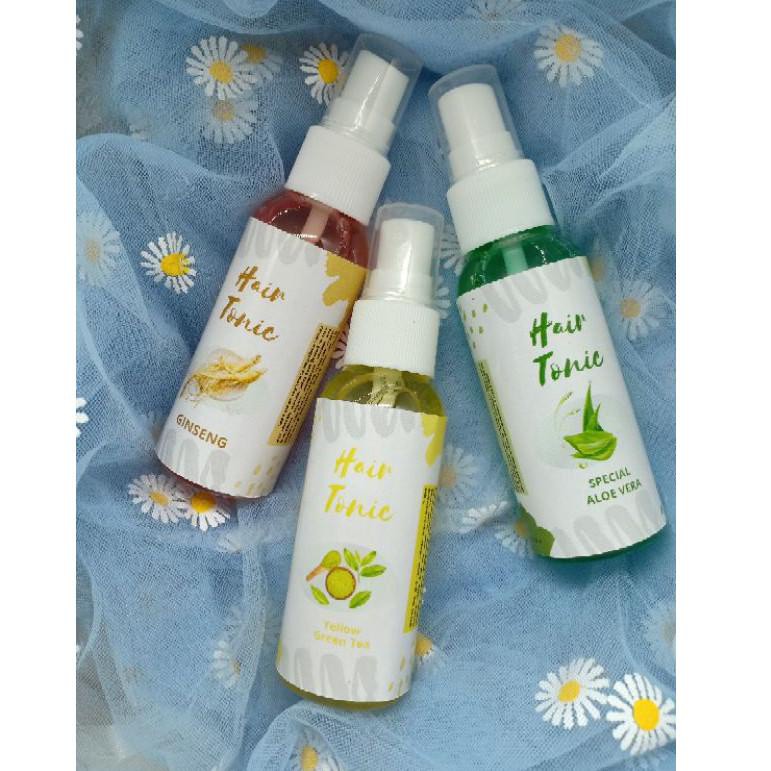 Hair Tonic By ACL BPOM Serum Tonik Vitamin Rambut Spray Ala Salon 60ml 100ml Treatment Anti Rontok Nutrisi Akar Kulit Kepala Aloevera Ginseng-6