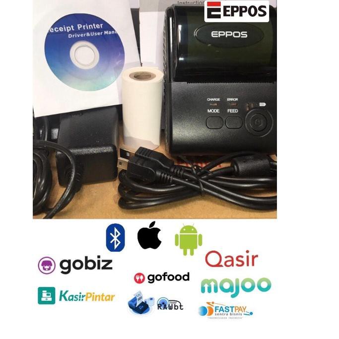 

Stok terbatas!.. Mini Printer Bluetooth EPPOS EP5805AI print ressi