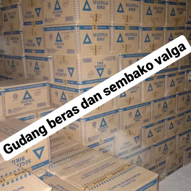 

PROMO Terigu Segitiga Biru Kemasan @1Kg isi 12 bungkus