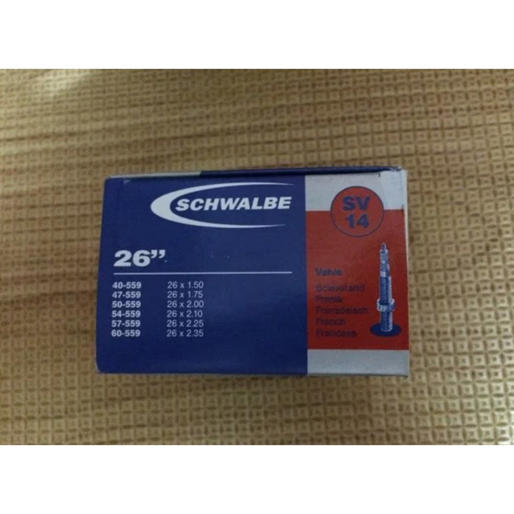 Ban Dalam Schwalbe SV14 XLight Presta Tube - 26