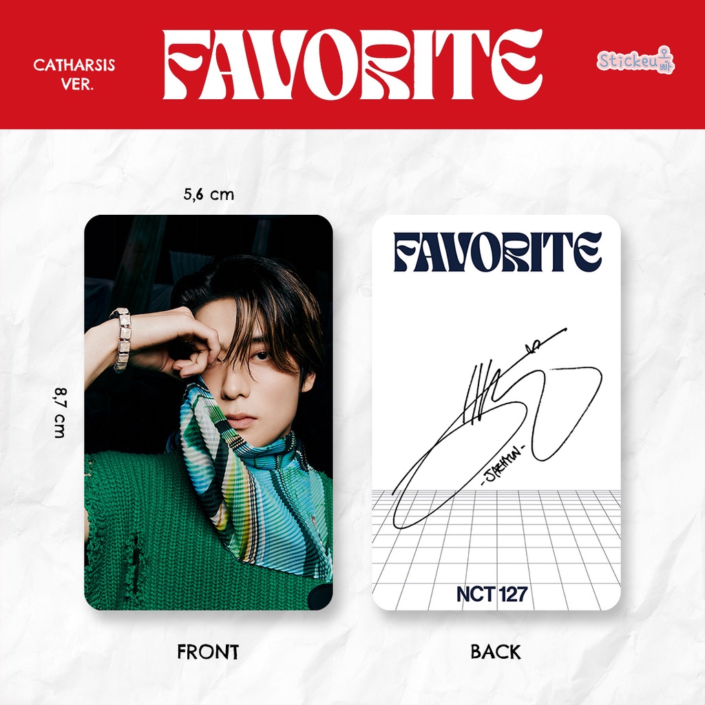 Photocard NCT 127 Favorite (Catharsis Ver)