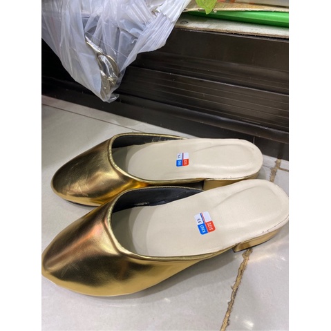 Selop Gold Anak Murah/Selop Anak Gold/Selop Anak Polos Emas