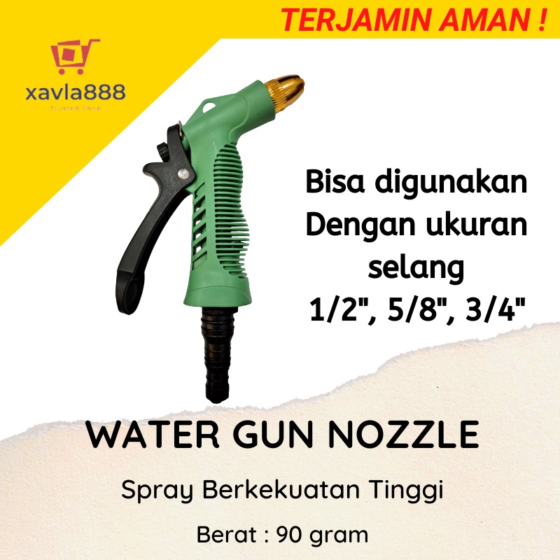 Semprotan Air Model Watergun Jet Power Spray Nozzle Selang