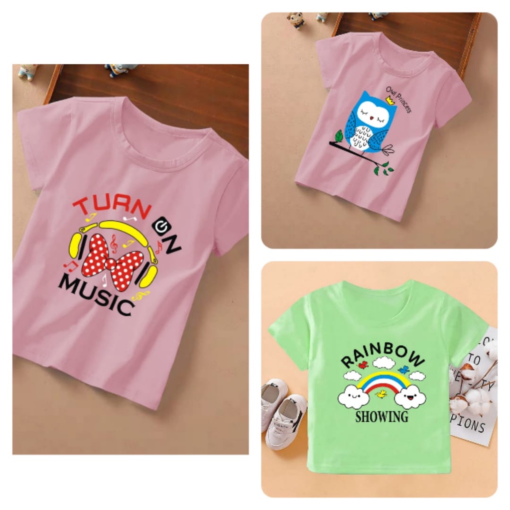 KAOS ANAK GIRL   / TERLARIS /mukzhop