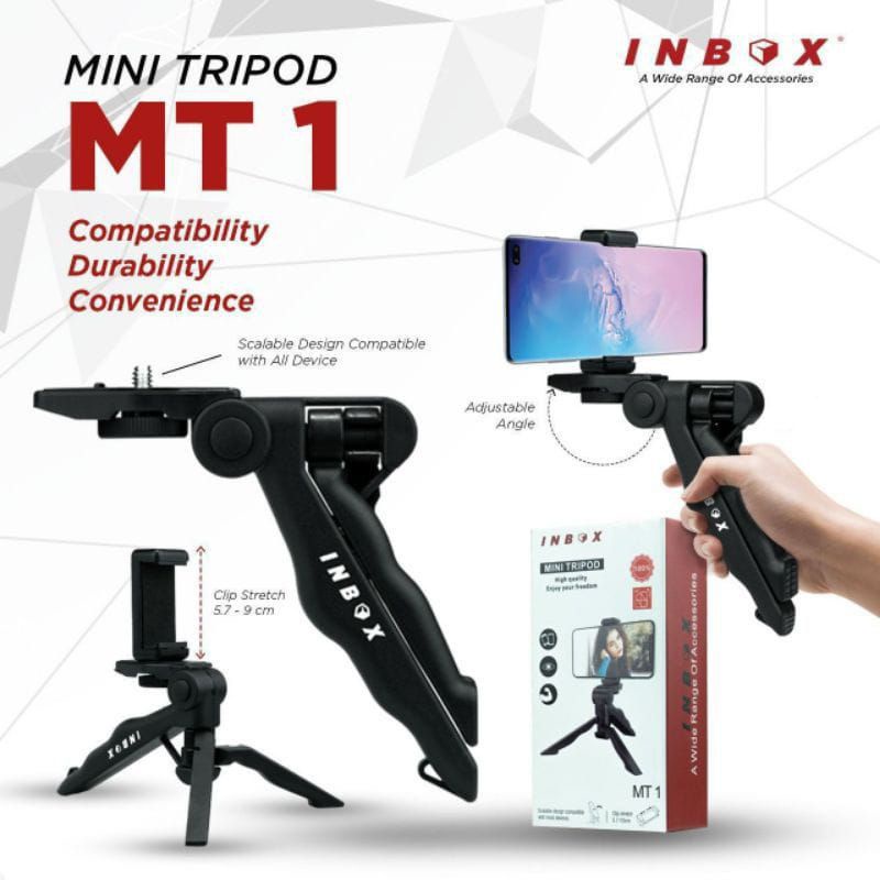 TRIPOD INBOX ORIGINAL (MT-1) MINI BAHAN TEBAL SUPER ALLOY PREMIUM