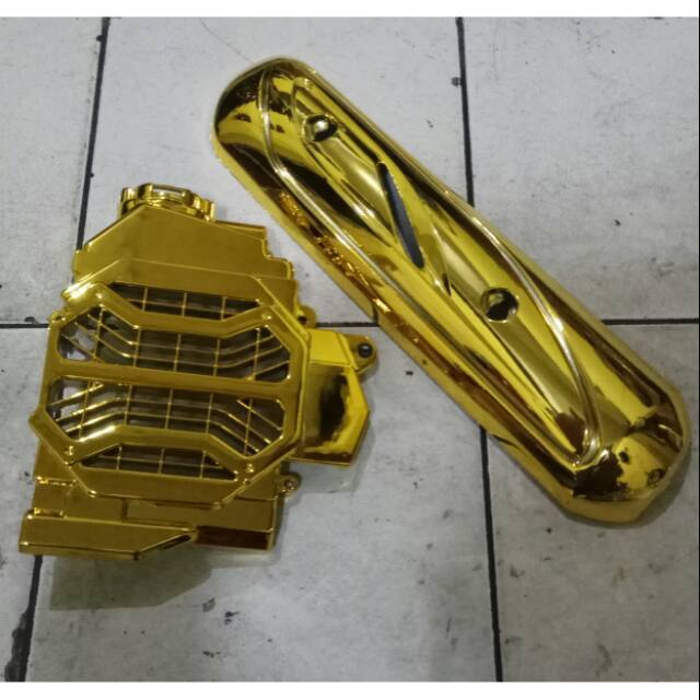 Tutup knalpot Vario 110+ tutup radiator Vario 110