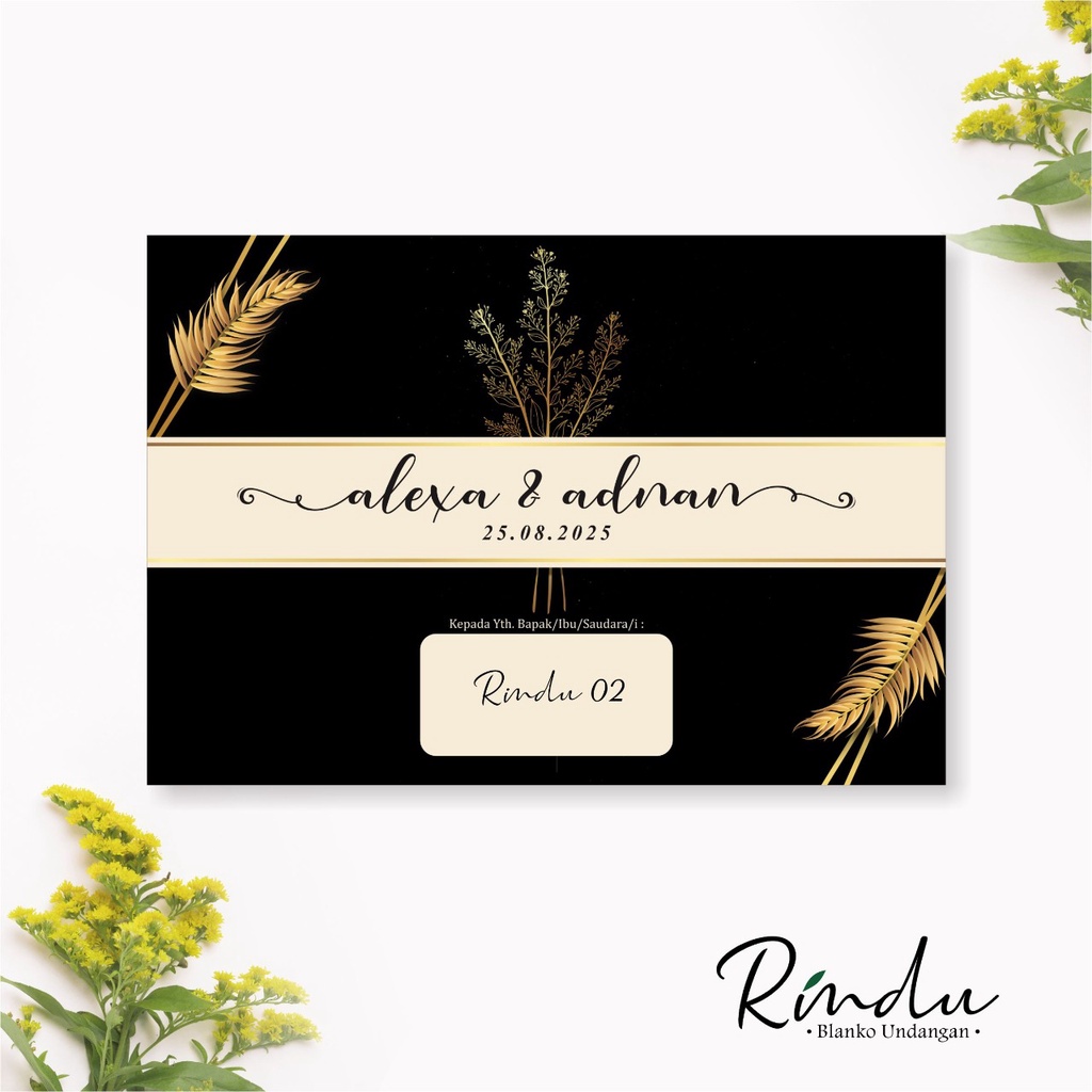 Blangko Undangan Rindu 02 (Free File Setting)