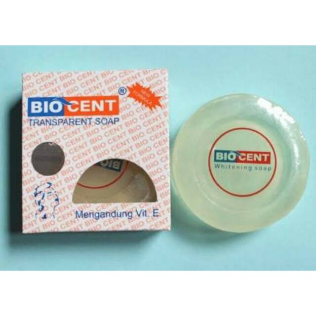 SABUN BIOCENT BULAT / BIOCENT TRANSFARENT SOAP WITH VITAMIN E ORIGINAL BPOM