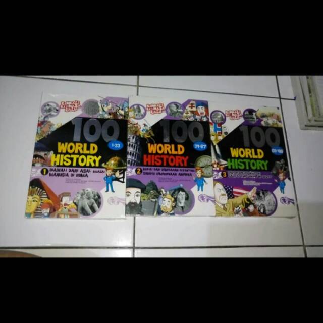 100 World History 1-3 Kembali Ke Masa Lalu - Buku Pengetahuan