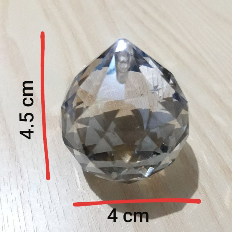 Bola Kristal Gantung Bahan Kaca Kristal Untuk Lampu Hias