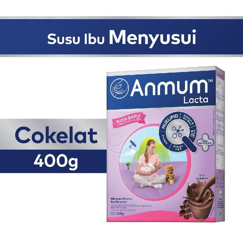 anmum lacta 400 g coklat