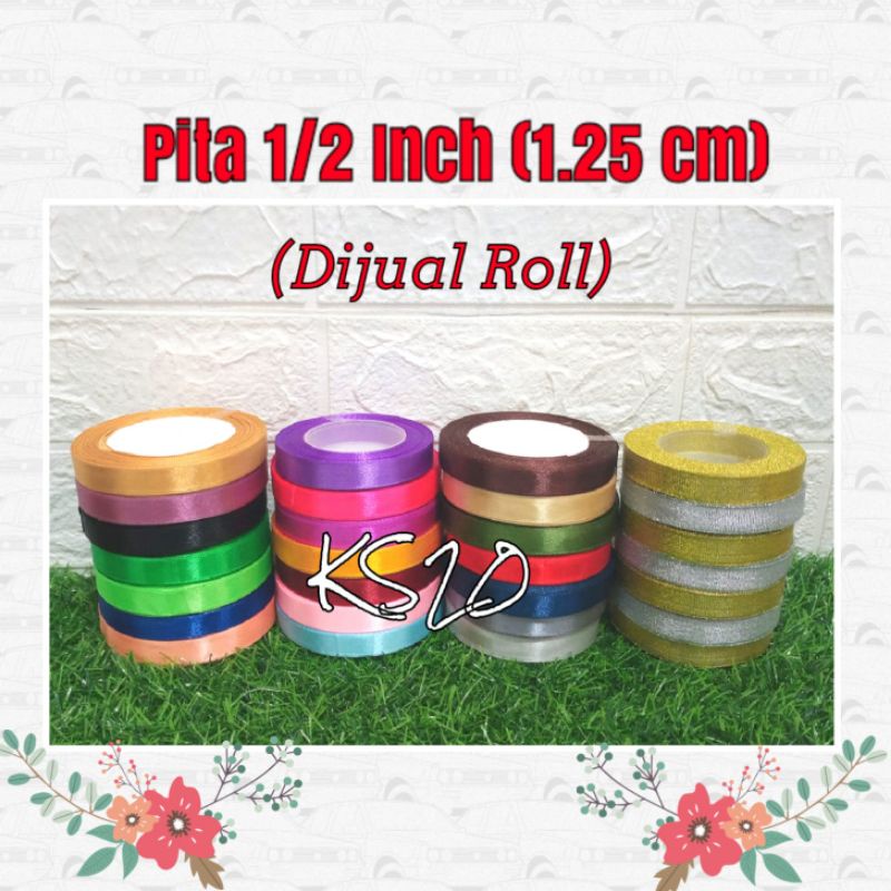 

PITA SATIN ROLL 1/2 INCH (1. 25CM) READY