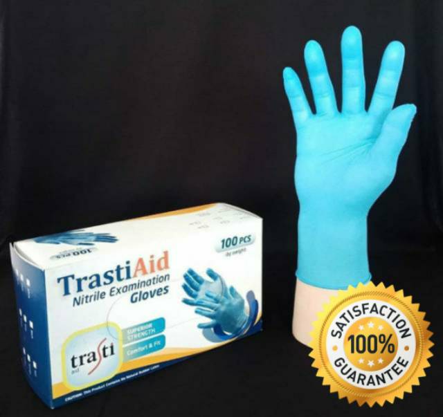 Sarung Tangan Nitrile Medis Handscoon Latex Steril