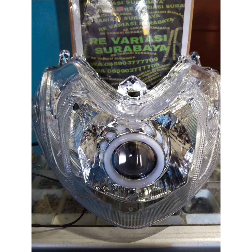 lampu depan yamaha mio m3 set projie gen2