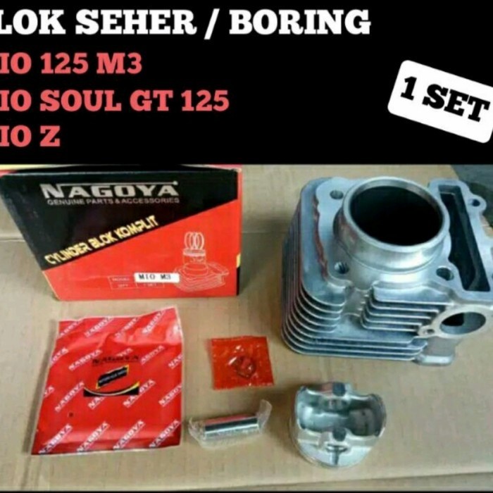 Blok Mio 125 M3 - Soul GT 125 - Mio Z / 1 Set / Seher Boring / Nagoya