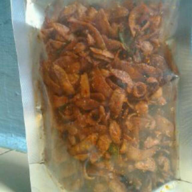 

Keripik jengkol pedas 30.000