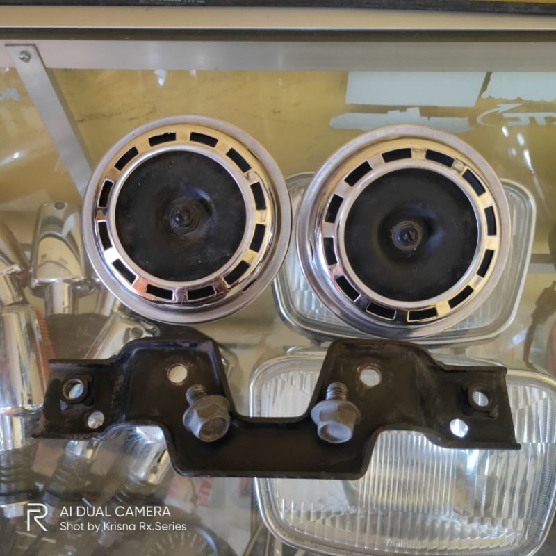 klakson rx king ori copotan unit 2005 set breket ori plus baut original bawaan unit