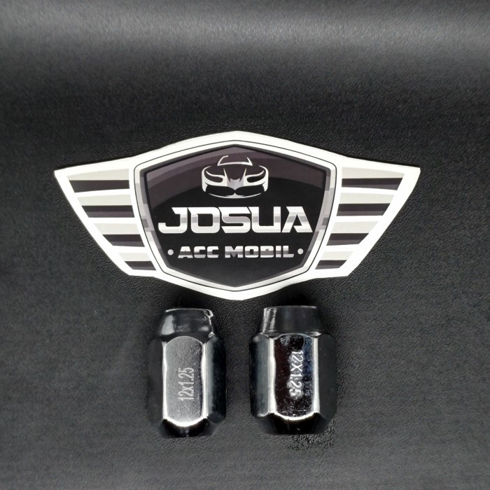 Mur Roda Racing Merk Fujita Kunci 19 & 21 1.25 & 1.5 Mur Velg Mobil