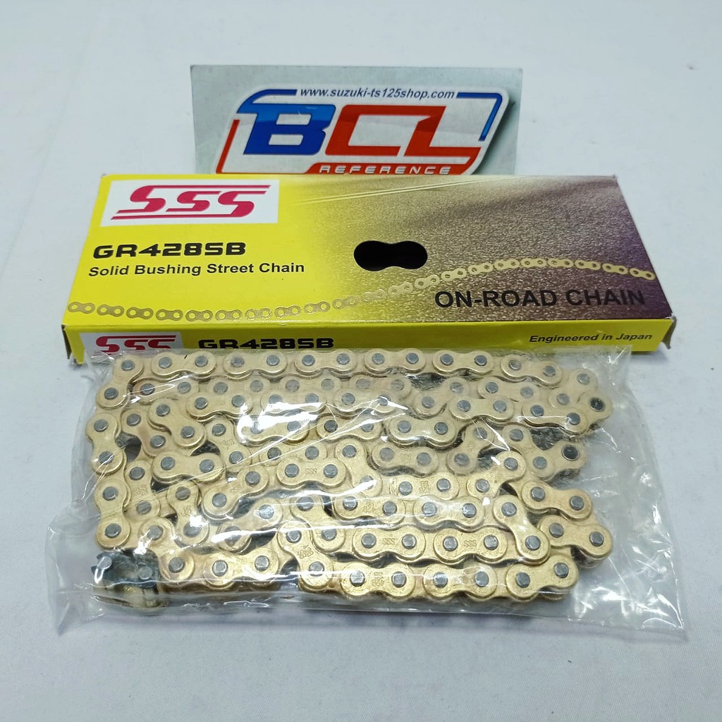 Rantai Rante SSS Ukuran 428 Panjang 110L