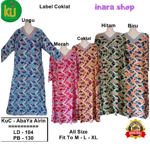 Daster Kencana Ungu model Abaya