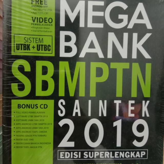 

Buku Mega Bank SBMPTN Saintek 2019