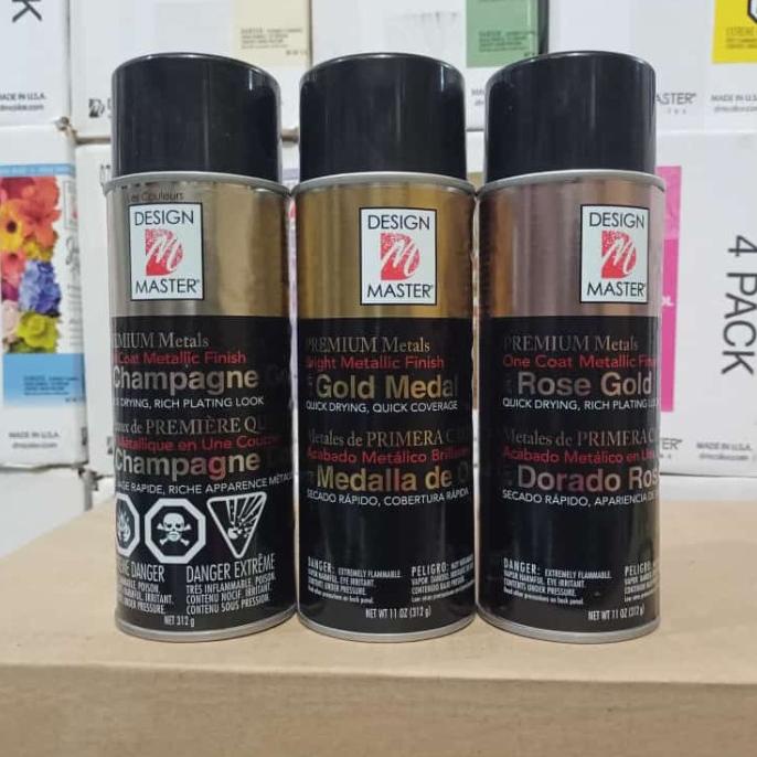 Design Master Gold Spray Pilox Bunga Cat Semprot Fresh Flower Dried