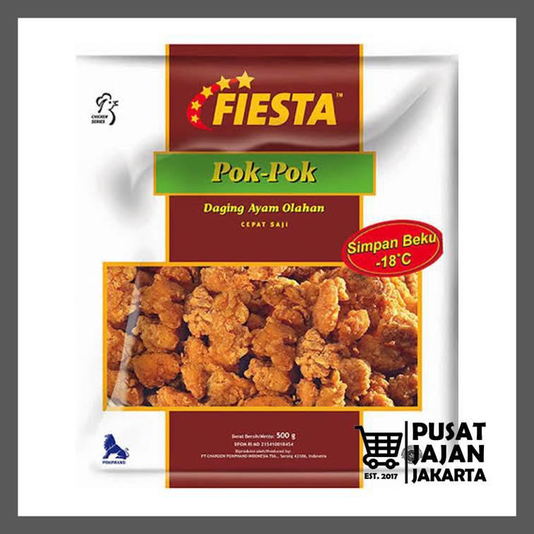 

Fiesta Chicken Pok - Pok 500 Gr Nugget Popcorn Naget Daging Ayam Olahan Pok-Pok