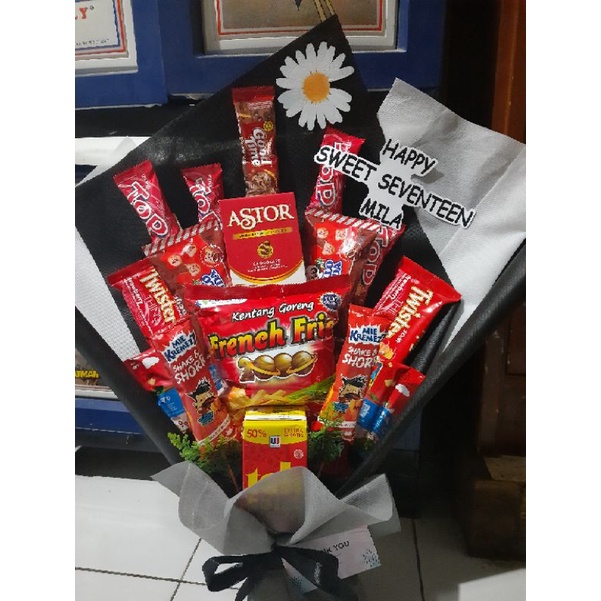 

Bucket Snack Tema Merah