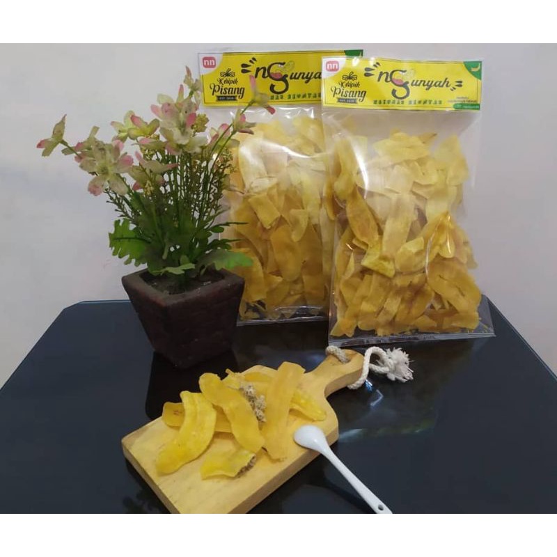 

Keripik pisang gurih renyah