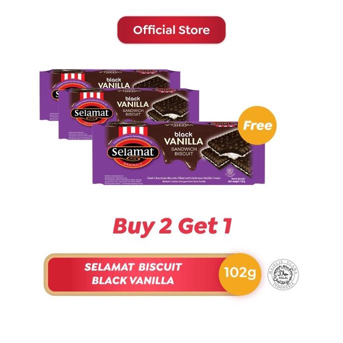 

Selamat Biscuit Black Van 102 g Buy 2 Get 1