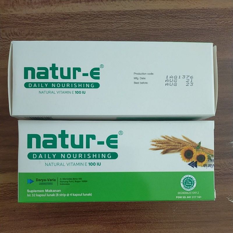 Natur E 100 iu skin start isi 16 &amp; 32  / lotion