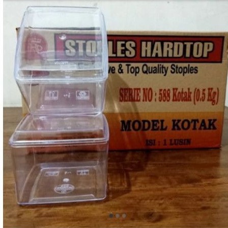 Toples kotak hardtop 588 | 500gr