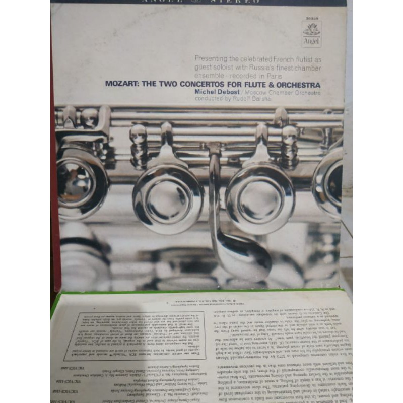 PH VINYL MOZART THE TWO CONCERTOS FOR FLUTE & ORCHESTRA