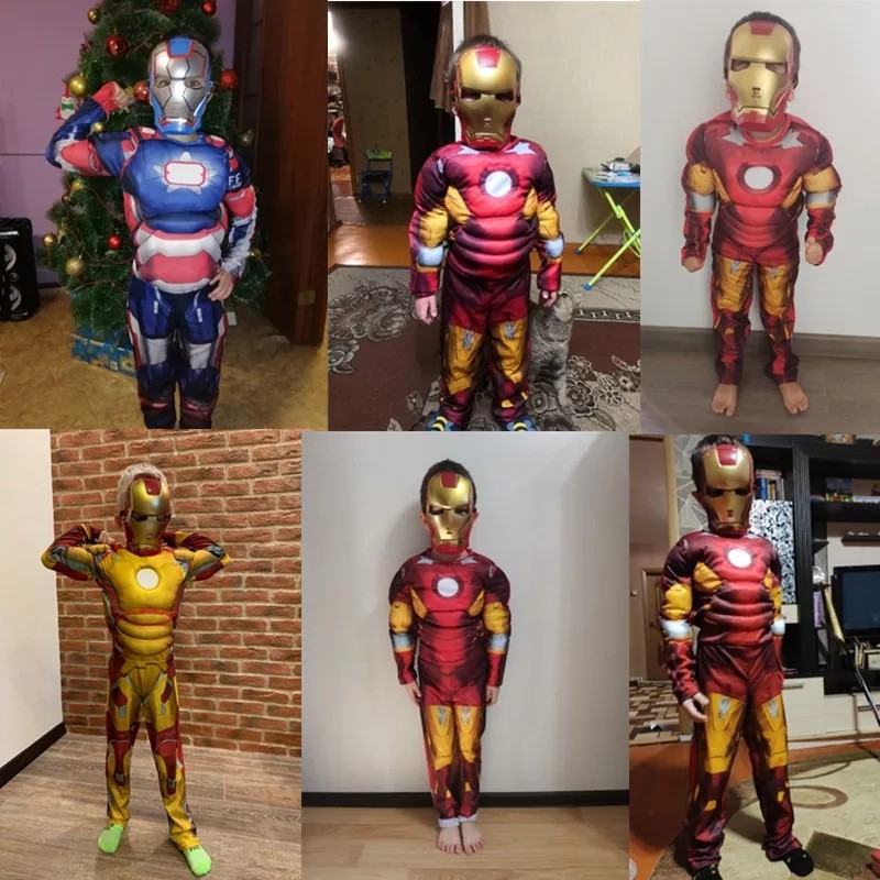 Kostum costume iron man anak dan Dewasa /kostum anak/ kostum karakter marvel