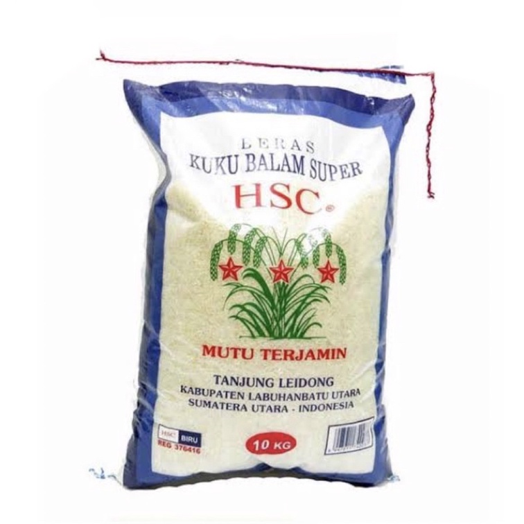 

Beras Premium Kuku Balam Super HSC 10kg / Beras HSC / KKB / Biru / HSC Beras KKB Super Biru