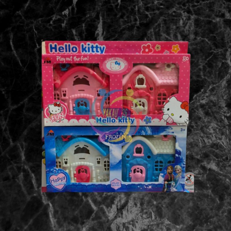 Mainan anak rumah rumahan Frozen &amp; hellokitty