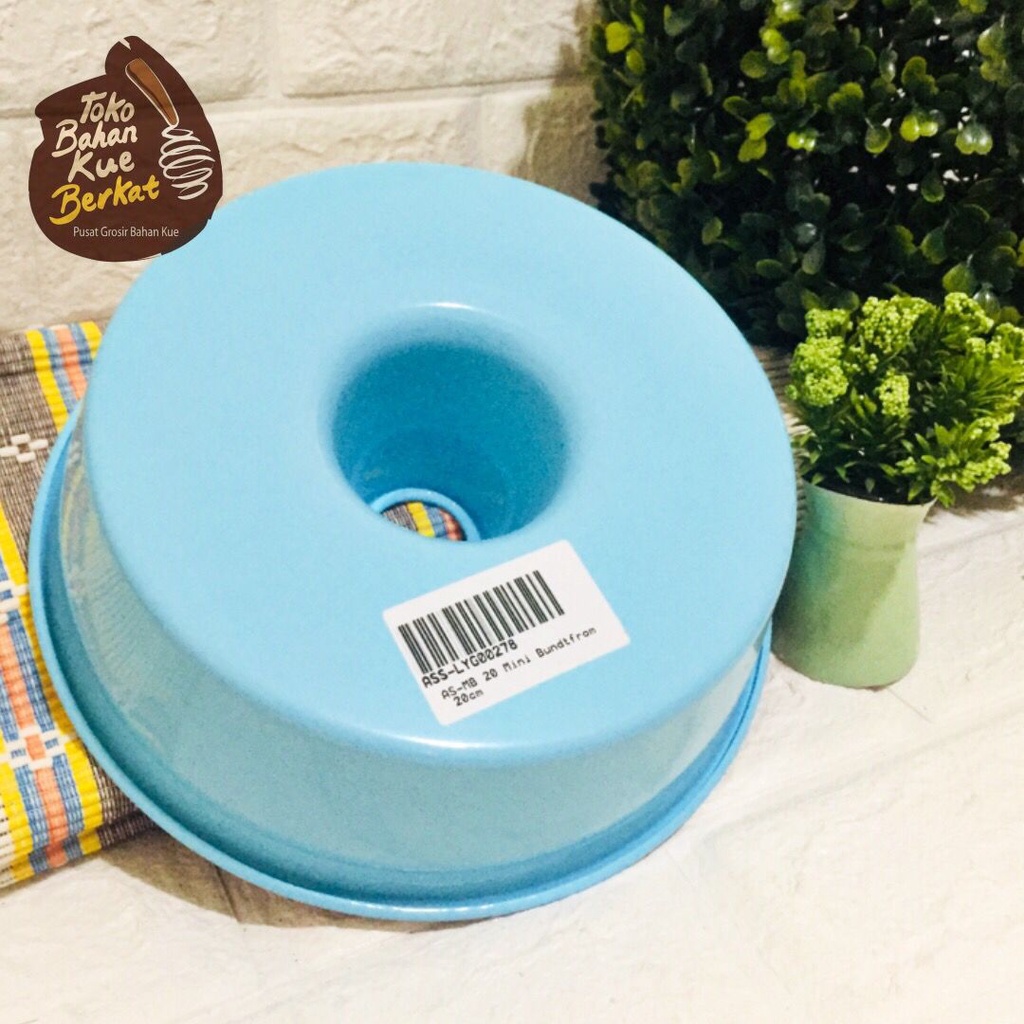 LOYANG TEFLON TULBAN PREMIUM TEBAL UK 20 CM / BUNDT FORM PAN ANTI LENGKET