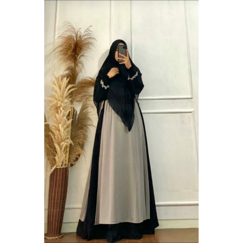 AMERAA SYAR'I BAHAN CERUTY BABYDOLL ORIGINAL BUSUI/FRENDLY