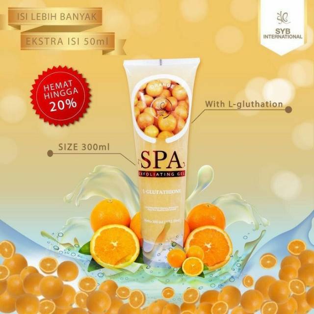 [ORANGE] SYB BODY SHOP PEELING GEL / BODY SPA BPOM